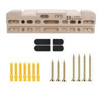 Two Stones Planche à Suspendre en Bois avec Barre de Traction conçue pour l'escalade, Planche d'entraînement en Bois pour renforcer la Force et l'endurance (CJ-HB2050)