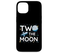 Two The Moon 2nd Planets Lover Cadeau d'anniversaire fusée Spatiale Coque pour iPhone 13