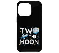 Two The Moon 2nd Planets Lover Cadeau d'anniversaire fusée Spatiale Coque pour iPhone 13 Pro