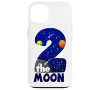 Two The Moon Big 2 Stars Planets Espace pour 2ème Anniversaire Coque pour iPhone 13