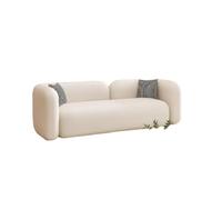 Two-Tone Cat Scratch Leather Sofa,Modern 3-Seater Couch with Lumbar Pillows, Cloud-Like Comfort for Small Spaces & Family(A,170cm)