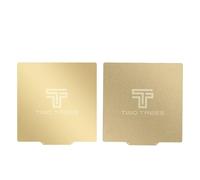 TWO TREES 310 * 310mm ressort de retrait en acier PEI feuille lit d'impression autocollant magnétique support adhésif CR-10 CR-10S Anet A8 Plus Artillery SW-X1 imprimante 3D (220x220mm)