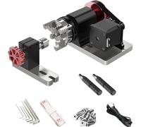 TWO TREES Module rotatif CNC 4 axes, Revêtement résistant à la rouille, Mandrin stable à trois mors, Diamètre de serrage maximal 60 mm, DEUX TRAVAUX Tour CNC 4 axes