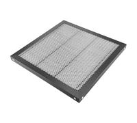 Two Trees Table de travail en nid d'abeille Structure entièrement métallique Panneau en acier avec mesure pour CO2/diode/fibre Machine de gravure propre 400 x 400 Zone de travail rapide