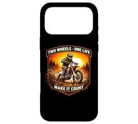Two Wheels One Life Make It Count Dirt Bike Rider Moto Coque pour iPhone 17 Pro Max