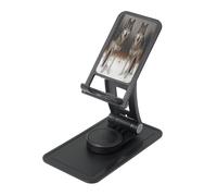 Two Wolves in the Snow Support universel pour téléphone portable, support réglable et rotatif à 360° pour iPhone, parfait pour un usage quotidien