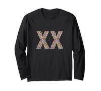 Two X Chromosomes Female Genetics Rainbow Colored Sprinkles Manche Longue