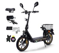TWOFISH M5 Elite-E Trottinette électrique certifiée EEC 500W batterie 48V13Ah pneus 14"" autonomie 30km 25km/h adulte