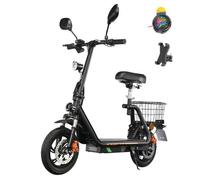 TWOFISH M5 PRO-E - Trottinette Électrique - avec Certifiée EEC - Moteur 500 W - Batterie 48V 13Ah - Pneus 12Pouces - Autonomie 30km