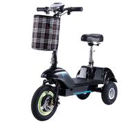 Twofish Tf03 Trottinette Électrique Avec Siège Amovible, Moteur 350 W, Batterie 48 V 15 Ah, Pneus Avant 12 Pouces Et Arrière 10 Pouces, Vitesse Maximale 28 Km/H, Autonomie 30 Km - Bleu
