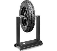 TWOLIIN Équilibreur de roue pour moto, équilibreur de pneu de moto, équilibreuse de moto, équilibreuse de roue avec cônes réglables, jantes universelles avec niveau à bulle