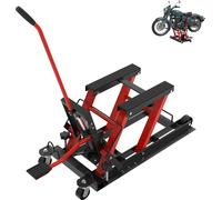 TWOLIIN Pont élévateur moto hydraulique, élévateur moto réglable en hauteur jusqu'à 680 kg, support de montage pour voiture, idéal pour les réparations de motos, ATV & quads, utilisation dans le garag
