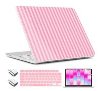 TWOLSKOO Coque rigide en plastique à motif pour MacBook Neo 13" 2026 A3404 A18 Pro Chip, coque rigide en plastique avec adaptateur de type C, 2 housses de webcam, protecteur de clavier et protecteur