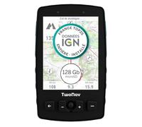 TwoNav Aventura 2 Plus (32 Go) + MicroSD (128 Go) + Carte complète de France IGN Top25 installé, GPS de Marche à Pied écran Large de 3,7 Pouces, Boutons et Joystick pour Alpinisme, Trekking