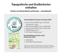 Twonav Compteur Vélo Cross Plus 64 Gb + Germany Topo Bkg 1:25.000