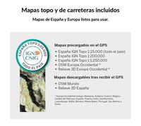 Twonav Compteur Vélo Cross Plus 64 Gb + Spain Topo Ign 1:25.000