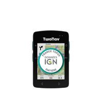 TwoNav Roc + Carte France IGN Top25 Entière, GPS de Sports avec écran 2,7 Pouces pour VTT, vélo, Gravel ou bikepacking avec Cartes incluses. Couleur Turquoise