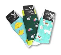 TwoSocks Chaussettes de Pâques pour homme et femme | Chaussettes de Pâques | Coton | Taille unique | Cadeau de Pâques