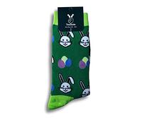 TwoSocks Chaussettes de Pâques Pour Homme et Femme | Coton | Taille Unique | Cadeau Avec Lapin de Pâques