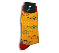 TwoSocks Chaussettes humoristiques pour homme et femme, taille unique, Lunettes, taille unique