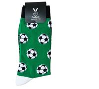 TwoSocks Football Socks Men & Women Bas rigolos et amusants en cadeau, coton, taille unique (soccer)