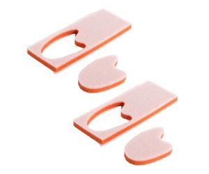 Twosomes Lot de 2 séparateurs d'orteils orthopédiques ventilés pour faciliter l'analgésie du pied et la récupération après l'entraînement