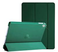 TwoStop Coque pour Apple iPad 7e/8e/9e génération (2019/2020/2021) (10,2 Pouces) en Cuir magnétique Intelligent - Modèle n° A2197_A2198_A2200_A2270_A2428_A2429_A2430_A2602_A2603_A2604_A2605 (Vert