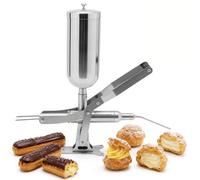 twostronking Donut Churrera Machine, Machine à Remplir Churrera, Capacité De 5 L, avec 3 Buses Courtes Et 1 Buse Longue, Quantité De Remplissage Réglable, pour Particuliers, Restaurants, Boulangeries