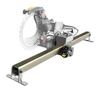twostronking Guide De Scie Circulaire, Rail Linéaire 150 W, avec Bascule Rotative, Profondeur De Coupe Réglable, Levage à Un Bouton, Convient pour Béton Armé Et Murs en Briques Rouges,150cm