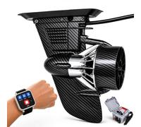 twostronking Moteur De Paddle, Paddle Electrique, avec Montre De Contrôle à Distance Et 2 Adaptateurs De Fixation D'aileron, 3 Vitesses Réglables, 3-6 Km/H, pour Planche De Surf Electrique, Kayaks