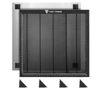 Twotrees Honeycomb Table en nid d'abeille 400 x 430 x 22 mm pour machine à graver laser, plan de travail laser en nid d'abeille, protection de table avec plaque en aluminium, compatible avec