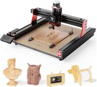 TWOTREES TTC 450 PRO Machine CNC améliorée à 4 axes pour le fraisage, la gravure et la découpe (équipée d'une broche de 80w)