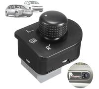 Twowinds - Bouton Rétroviseur Compatible avec VW Jetta Golf 4 Passat (1998-2004) New Beetle (1998-2006) - Porte Avant Gauche (côté conducteur) - 1J1959565F - Interrupteur Rétroviseur, Commande Molette