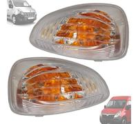 Twowinds - Clignotant Rétroviseur Compatible avec Renault Master 3, Nissan NV400, Opel Movano, Latéral Gauche et Droite - 7485120621-7485120620 - Indicateur (lot de 2, les deux côtés)