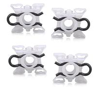 Twowinds - Clip Lève-vitre Compatible avec BMW E36 E36 E90 E90 E92 E92 E93 E93 E34 E34 E32 Z1 Z3 Z4 - Porte Avant Gauche, Droite - 51321938884 - Régulateur Vitre (lot de 4 unités)