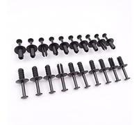 Twowinds - Clip Rivet Extensible de Fixation Compatible avec BMW E36 E46 E60-51111908077 - Carrosserie de Voiture - Clip Pare-chocs Universel (lot de 20 pièces)