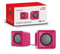 TWOXO Haut-parleur stéréo Rose