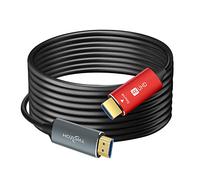 Twozoh Câble Fibre Optique HDMI 30M, Câble HDMI Fibre Optical 4K Supporte 3D/4K@60Hz /18Gbps