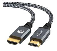 Twozoh Câble HDMI 4K 0,3M, Haute Vitesse 60HZ 18Gbps Nylon Tressé HDMI HDMI 2.0 Câble Compatible avec PS5, PS3, PS4, PC, Projector, 4K UHD TV/HDTV, Xbox