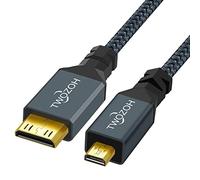 Twozoh Câble Micro HDMI vers Mini HDMI Type D/C, Compatible 3D/4K 1080p, 1M