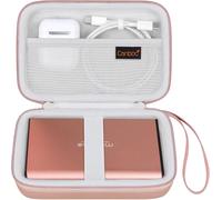 TWQ-étui de Transport pour Maxone 250GB 320GB 500GB 1TB 2TB Ultra Mince Portable Disque Dur Externe HDD USB 3.0, Poche en Maille Convient Dongle, lecteurs Flash, câble USB, Carte SD, Or Rose