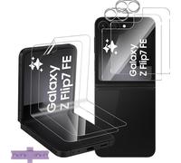 Twq-Pour Samsung Galaxy Z Flip 7 Fe 5g Verre Trempé, 2+2+2 Pièces Interne Tpu Protecteurs D'écran+ Retour Vitre Protection Écran+ Caméra Arrière Protecteur, Hd Anti-Rayures Film Pour Z Flip7 Fe