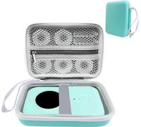TWQ-Rangement Portable Compatible avec Les Périphériques D'étiquetage SUPVAN E10/E16/Nelko P21/NIIMBOT D110/Pristar P15 Mini Imprimantes D'étiquettes Portables Bluetooth (Boîte Uniquement) - Vert
