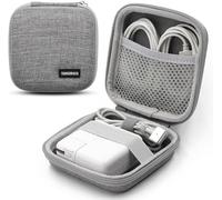 TWQ-Sac de Rangement pour câble de Voyage Organiseur électronique pour MacBook Air/Pro Câble USB Cartes SD Disque Dur E-Book Kindle iPad Banque d'alimentation (Noir)
