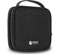 TWQ-Simboom Rangement Pochette Etui pour 32 CD / DVD Stockage Boite Classeur Range 32 Disc CD DVD Sac Sacoche -Noir