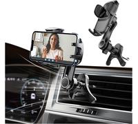 Twq-Supporto Telefono Cellulare Auto, Supporto Universale Per Telefono Da Auto Con Presa D'aria, Supporto Per Telefono Da Auto Con Gancio In Metallo, Accessori Universali Per L'interno Del Veicolo