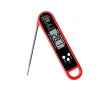 TWQ-Thermomètre à viande avec lecture instantanée en 3 secondes, écran LCD rétroéclairé, étalonnage et alarme ¿ pour la cuisine, le barbecue, le four, les bonbons, etc