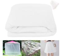 TWQ-Tissu moustiquaire,Toile Moustiquaire Exterieur -Filet Anti Moustique de Contre Insectes et Oiseaux pour Balcons Pergola Parasol Jardin Tonnelle Piscine et Fenêtres(3 m x 6 m, Blanc)