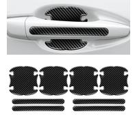 TWQBHSH 8 pièces de Protecteur de Poignée de Porte Voiture, Compatible pour Lexus HS 250h IS F GS F LS 400 LS 430, Voiture Anti-Rayure Bandes Protecteurs de Peinture,Carbon Fiber Look