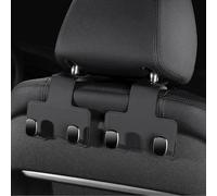 TWQBHSH Lot de 2 Crochets Doubles pour Sièges de Voiture, Compatible pour Roewe Vision-i Vision-E, Accessoires Intérieurs de Voiture Cintre,Black